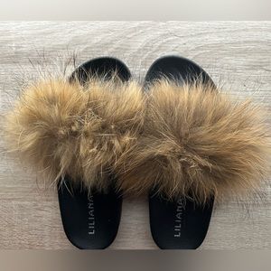 Brown fur slides